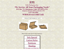 Tablet Screenshot of fallspack.com